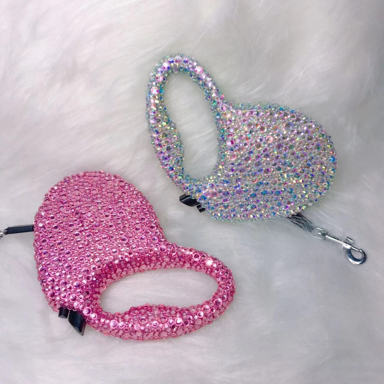 Guinzaglio cane strass