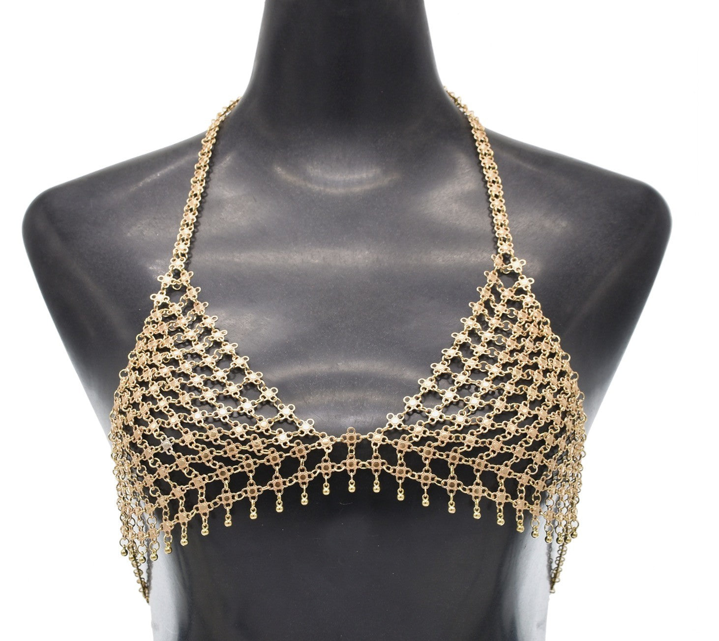 Faisy metal mesh bra