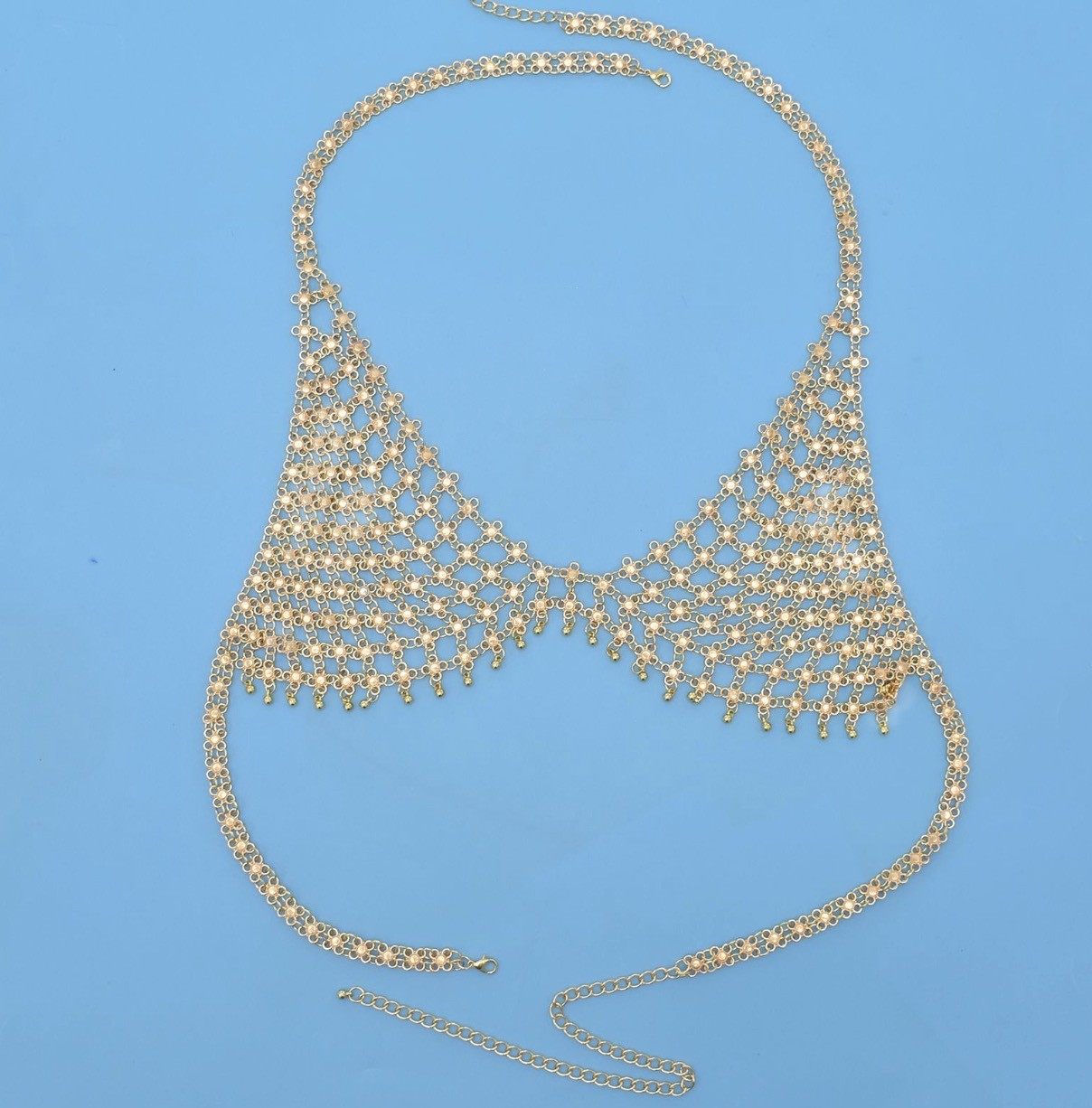 Faisy metal mesh bra