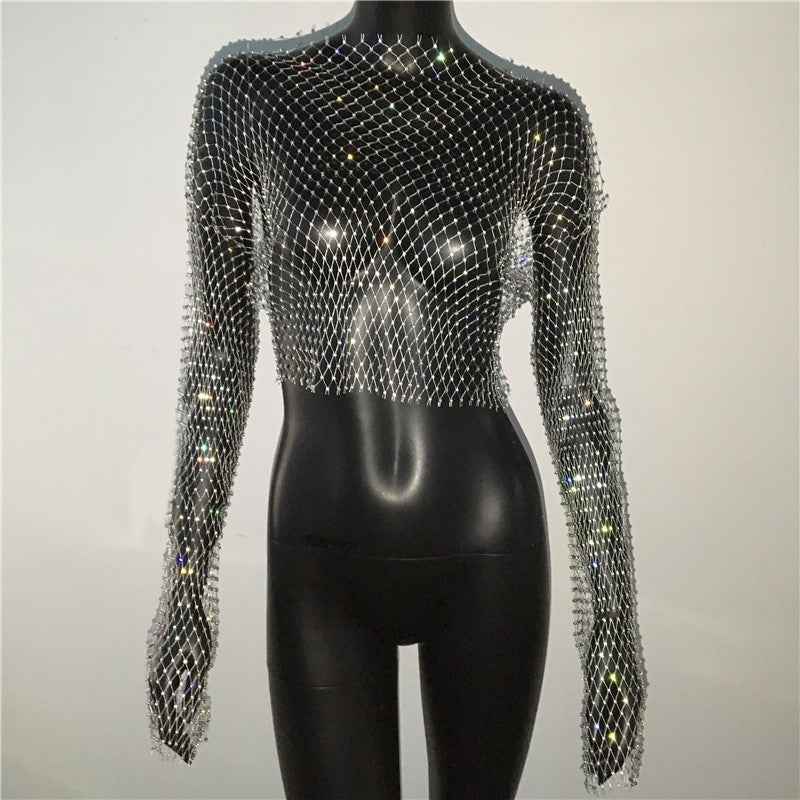 Maximaglia rete strass