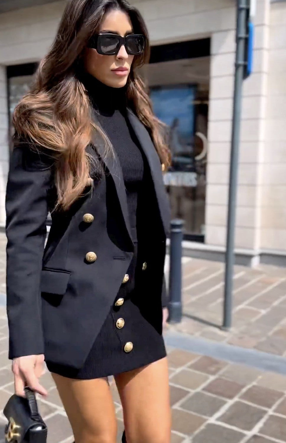 Tailleur goldbuttons skirt