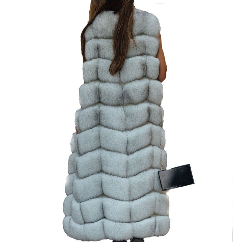 Pelliccia smanicata lunghissima Trisp