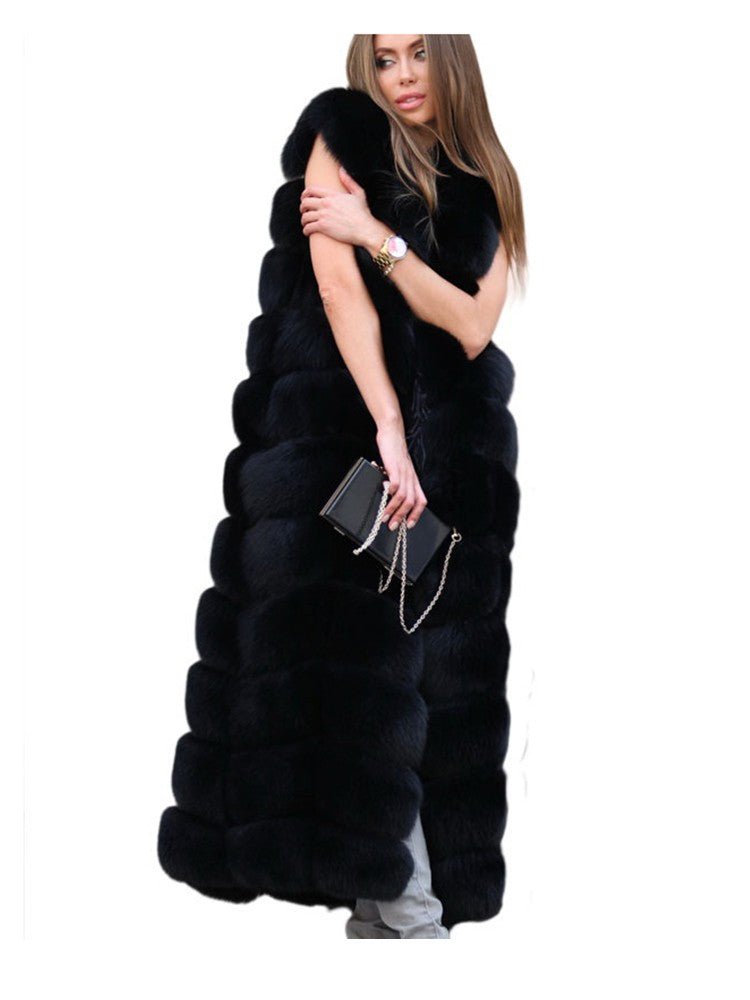 Pelliccia smanicata lunghissima Trisp