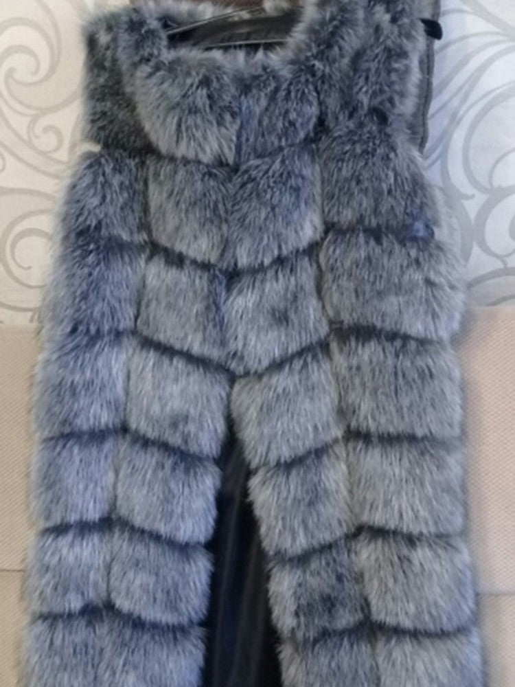 Pelliccia smanicata lunghissima Trisp