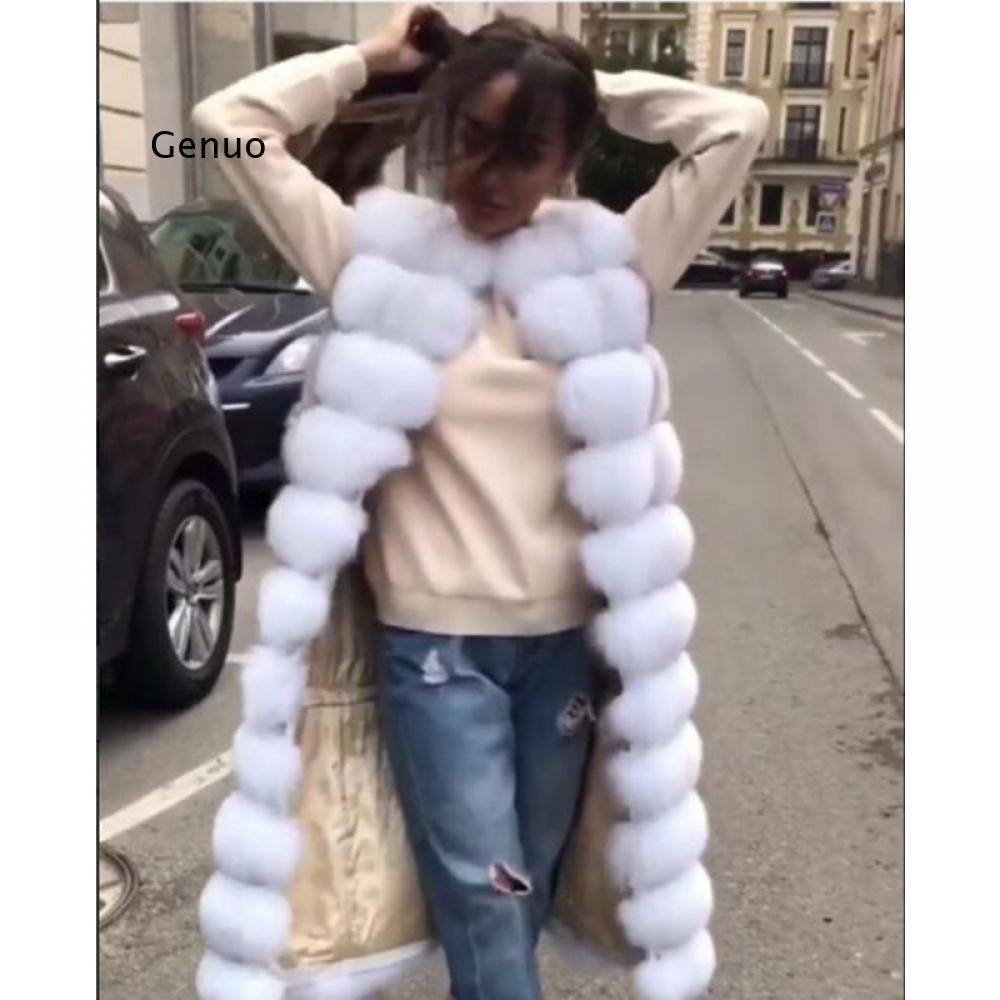 Pelliccia smanicata lunghissima Trisp