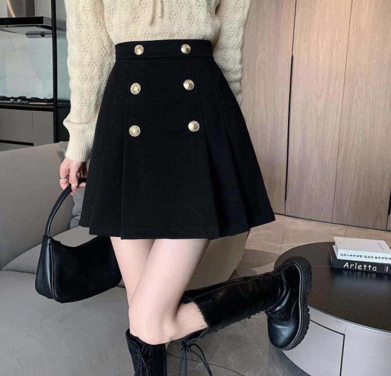 Minigonna plissè fernanda