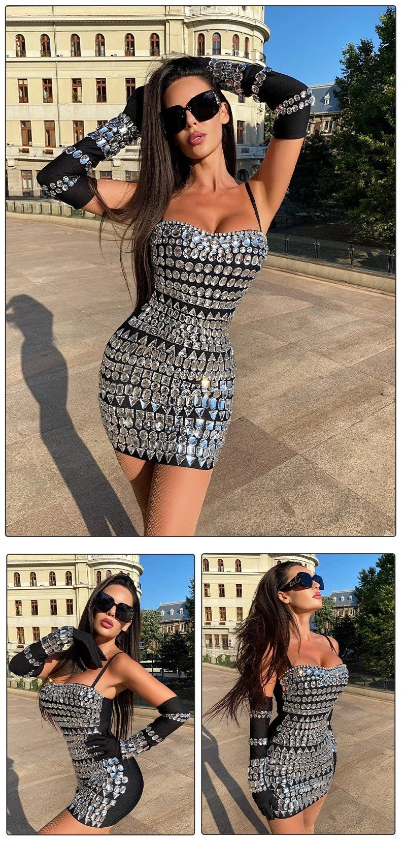 Tubino pietre Frisya