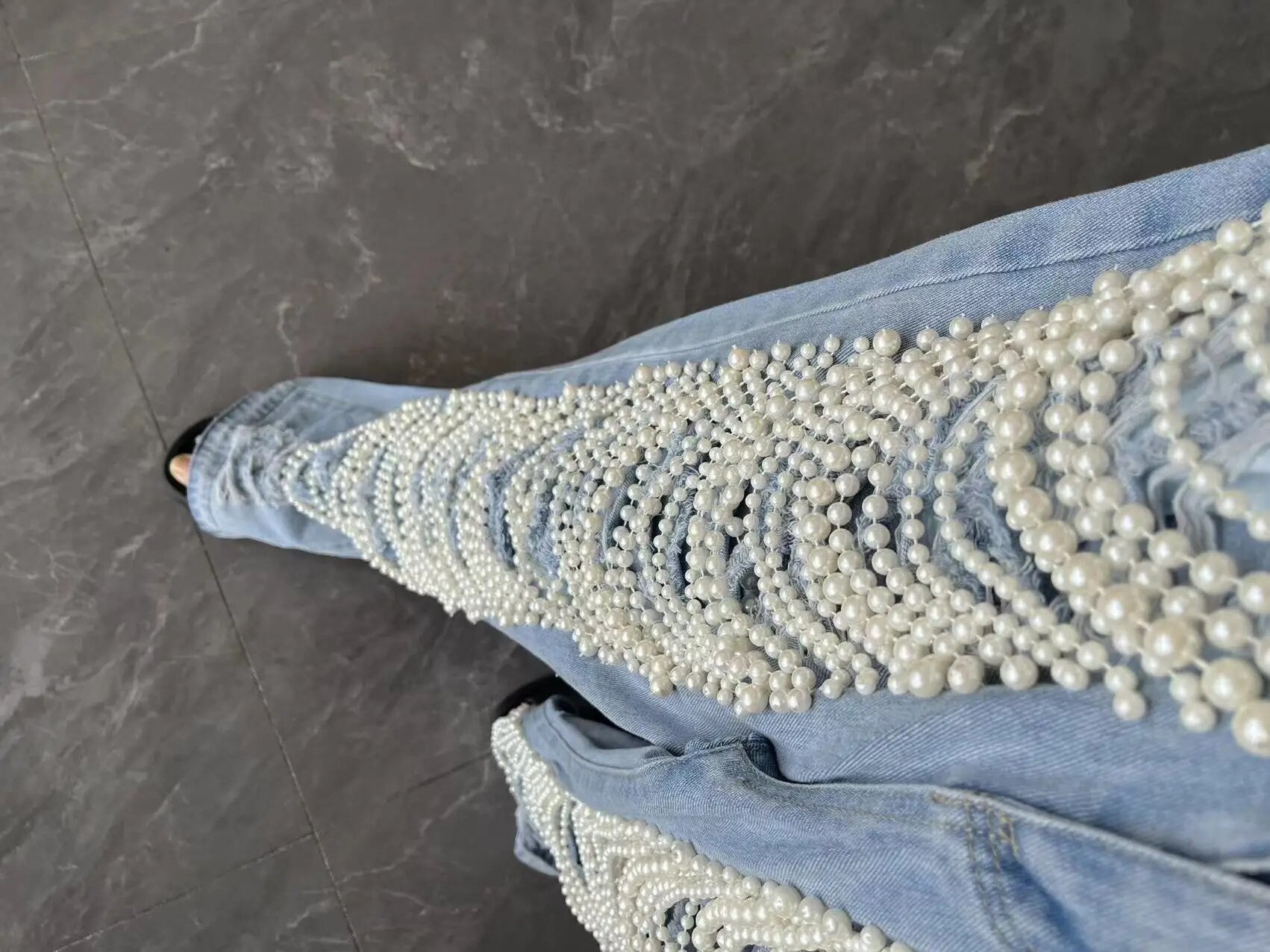 Jeans pearl unchain