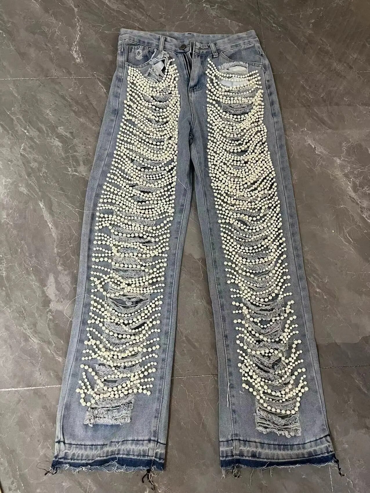 Jeans pearl unchain