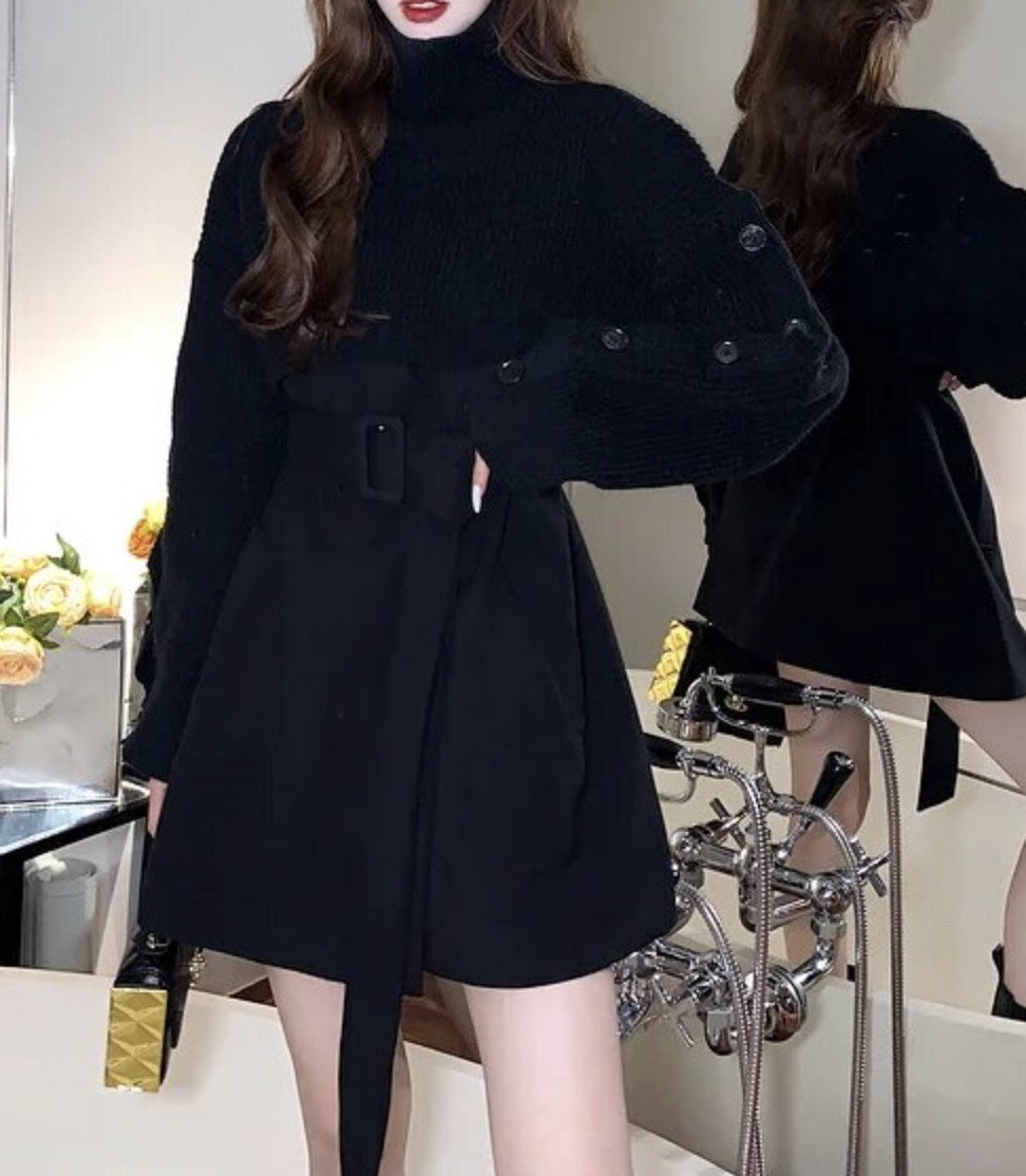 Set dress+cardigan Gispi