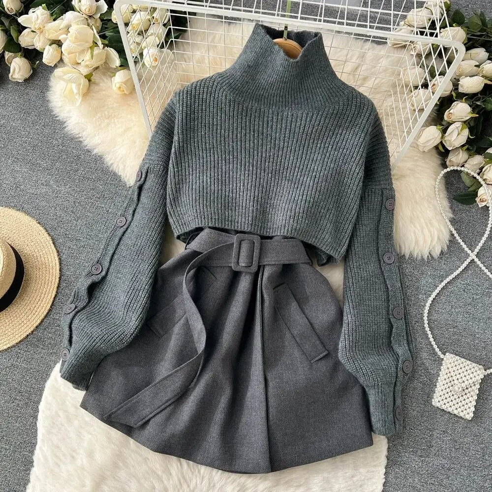 Set dress+cardigan Gispi