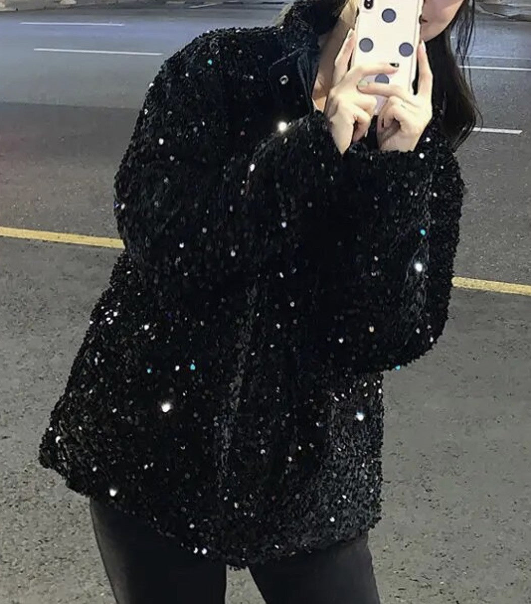 Bomber pailettes Uitlu