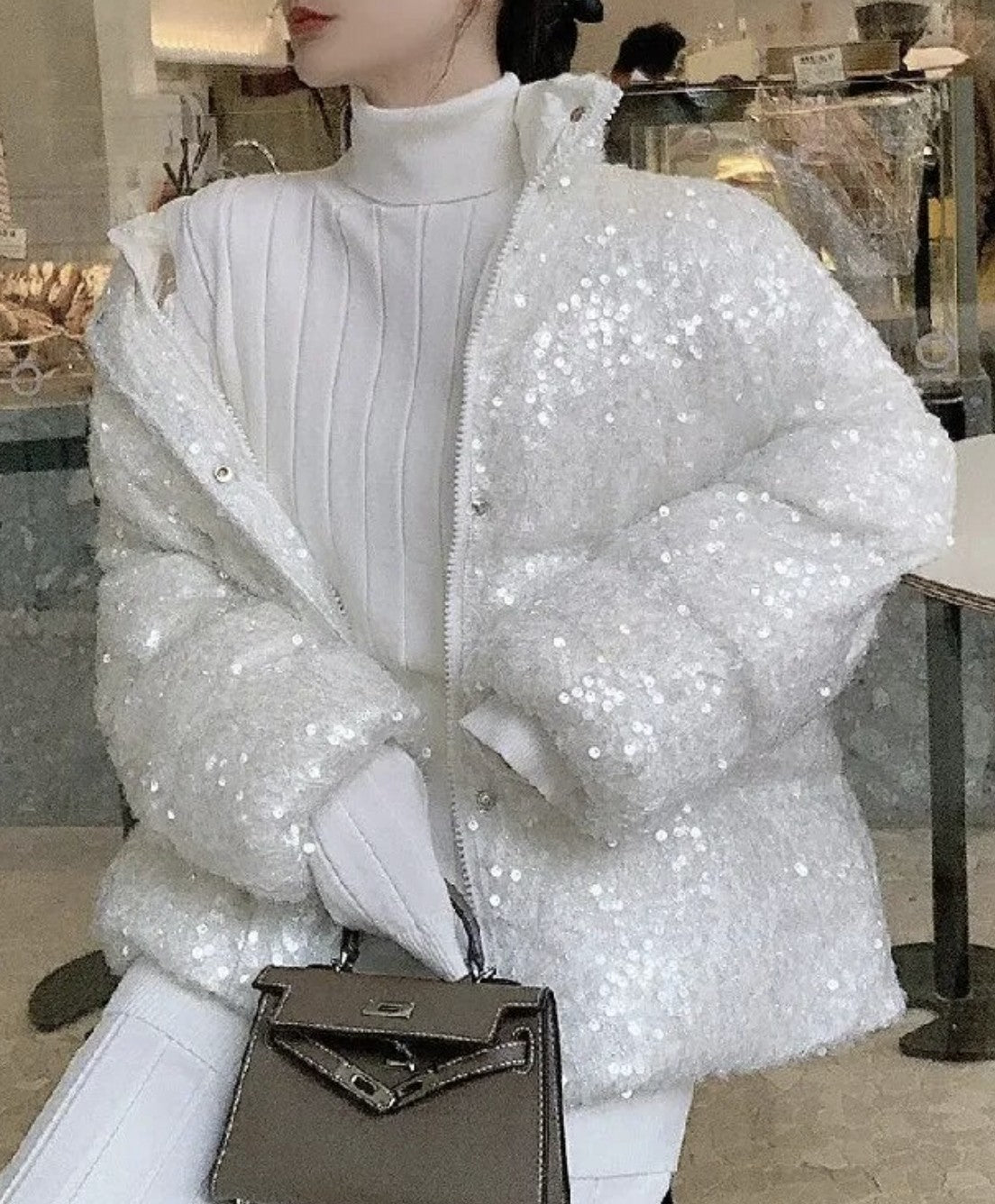 Bomber pailettes Uitlu