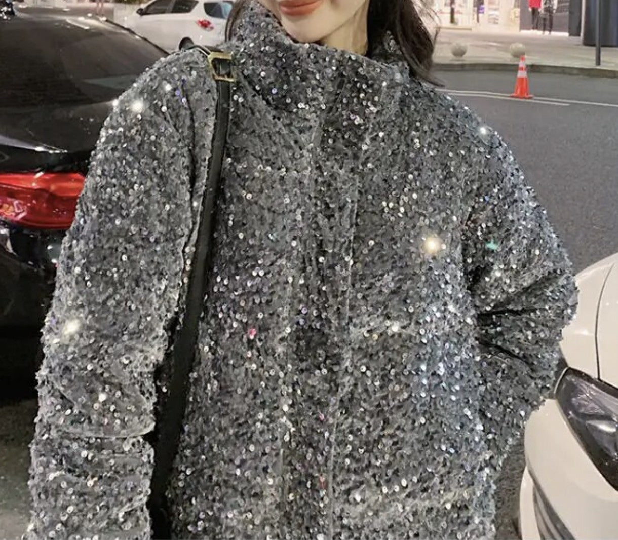 Bomber pailettes Uitlu