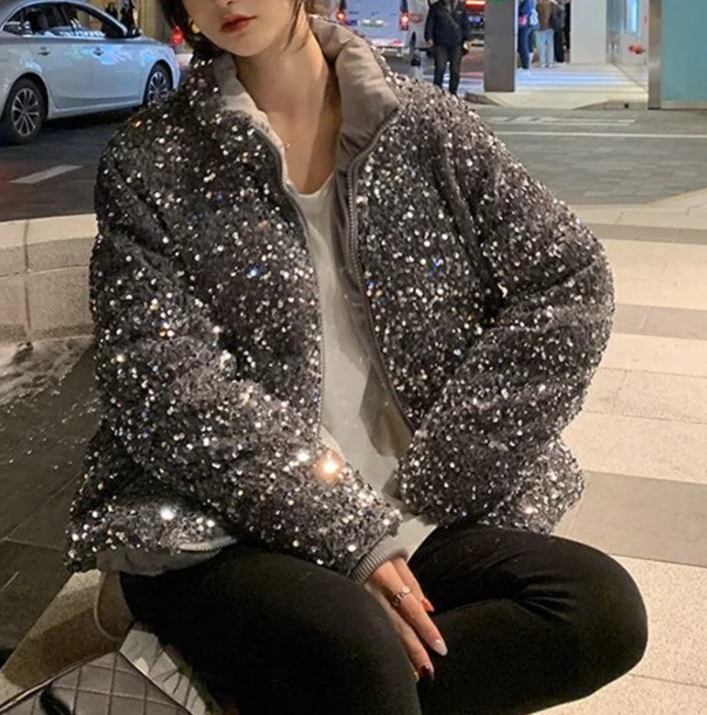 Bomber pailettes Uitlu