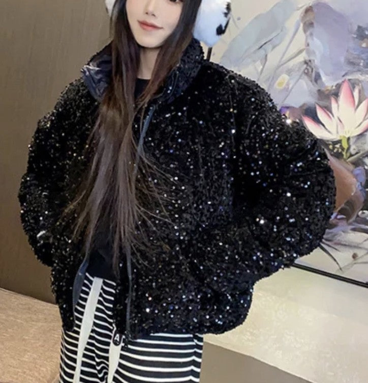 Bomber pailettes Uitlu