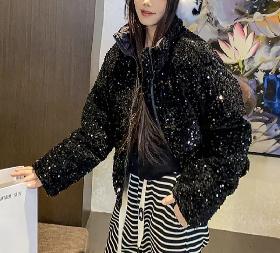 Bomber pailettes Uitlu