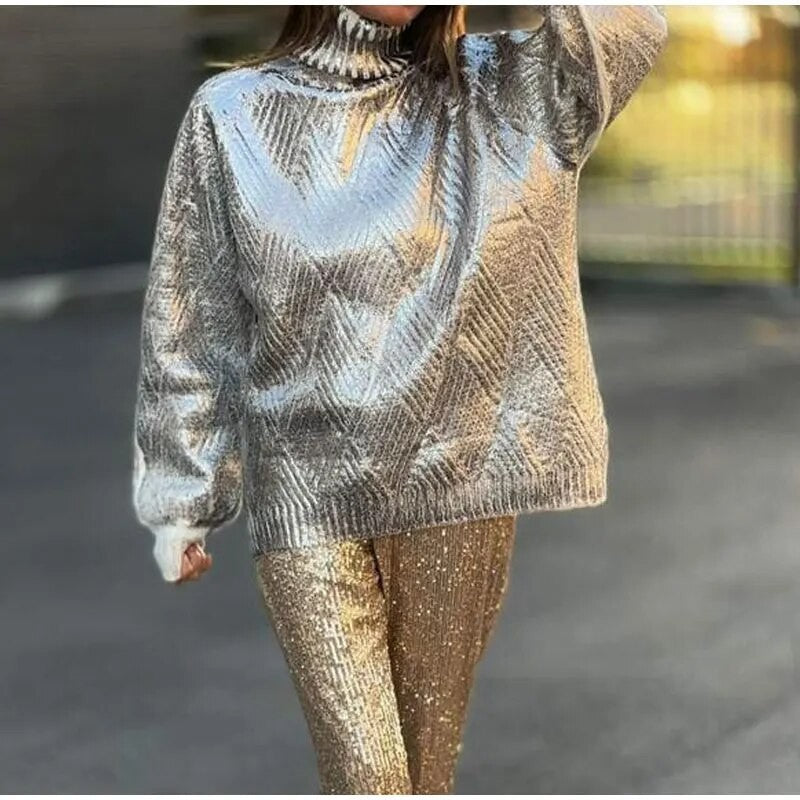 Maglioni metal girocollo