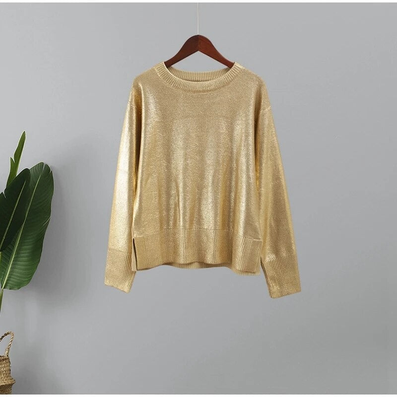 Maglioni metal girocollo