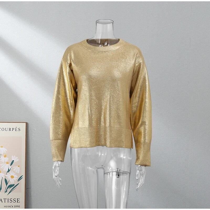 Maglioni metal girocollo