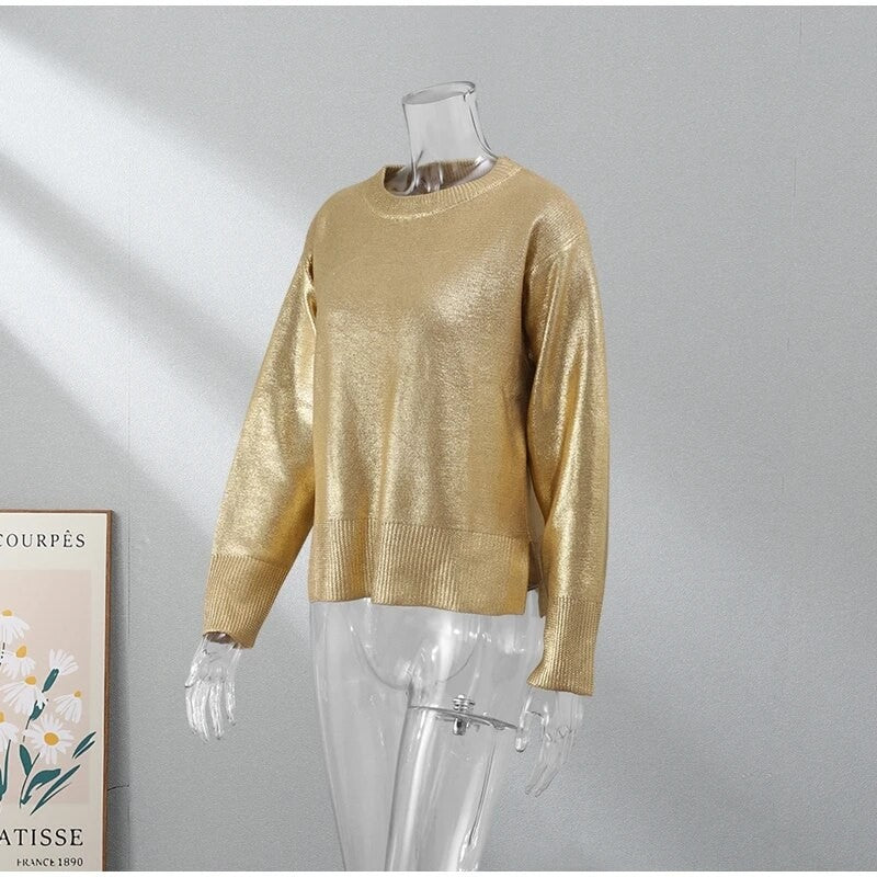 Maglioni metal girocollo