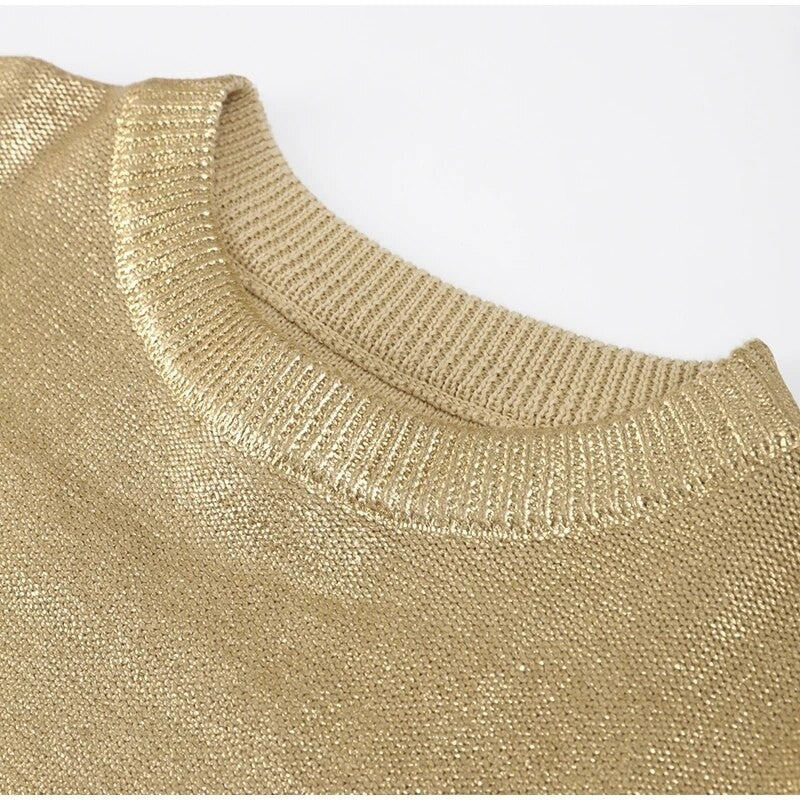 Maglioni metal girocollo