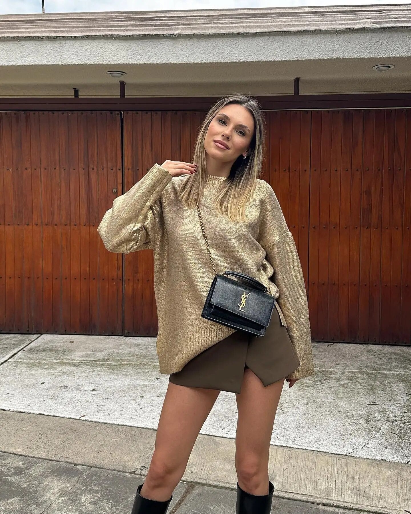 Maglioni metal girocollo