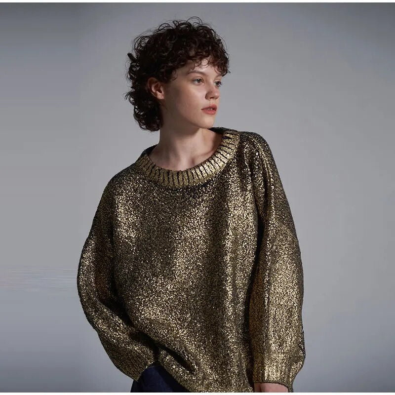 Maglioni metal girocollo