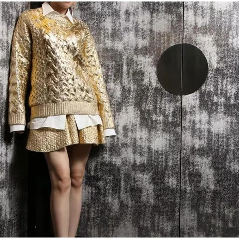 Maglioni metal girocollo