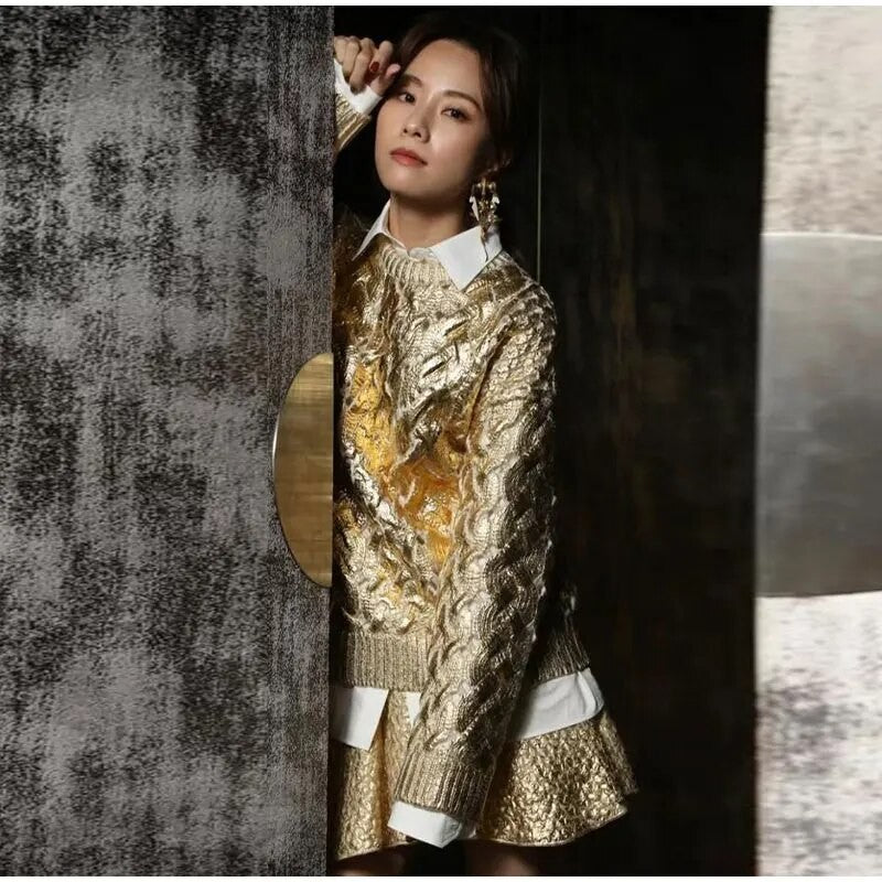 Maglioni metal girocollo