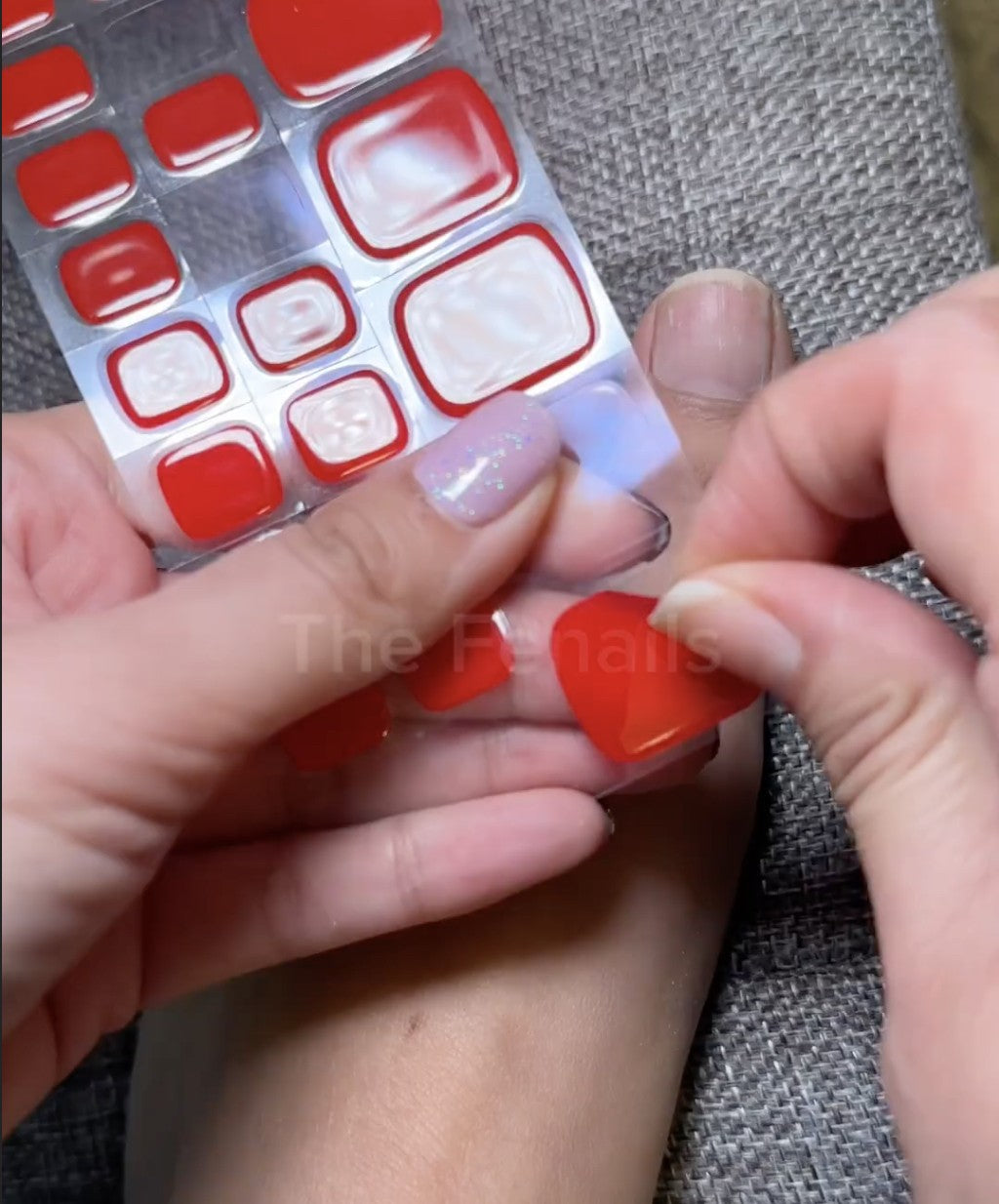 Smalto adesivo piedi UV gel lampada