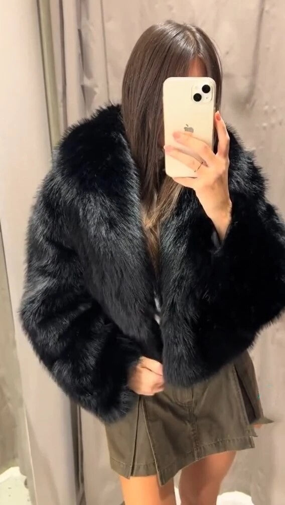 Giacca pelliccia Traf