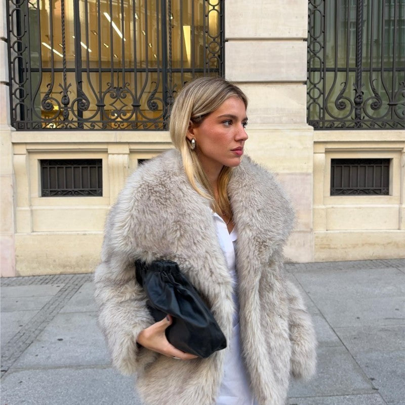 Giacca pelliccia Traf