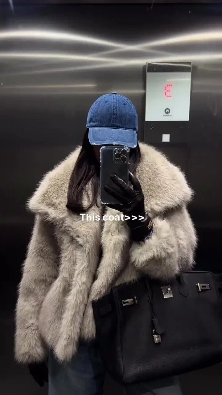 Giacca pelliccia Traf