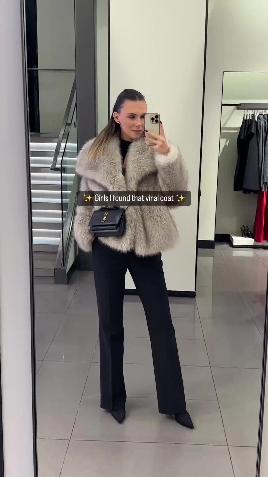 Giacca pelliccia Traf