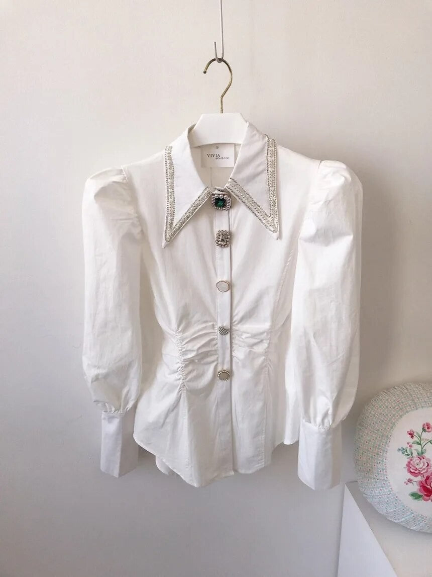 Camicia Emerald strass