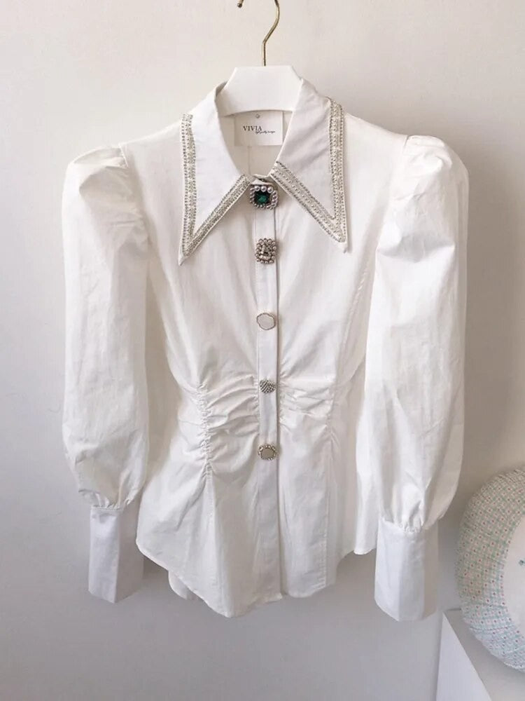 Camicia Emerald strass