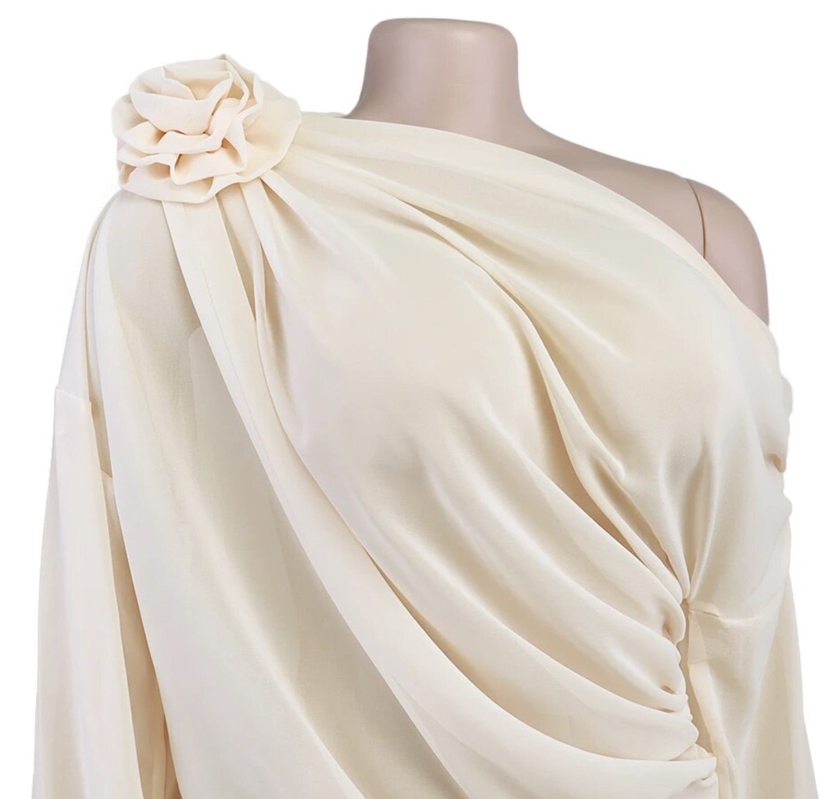 Blusa softflowers monospalla