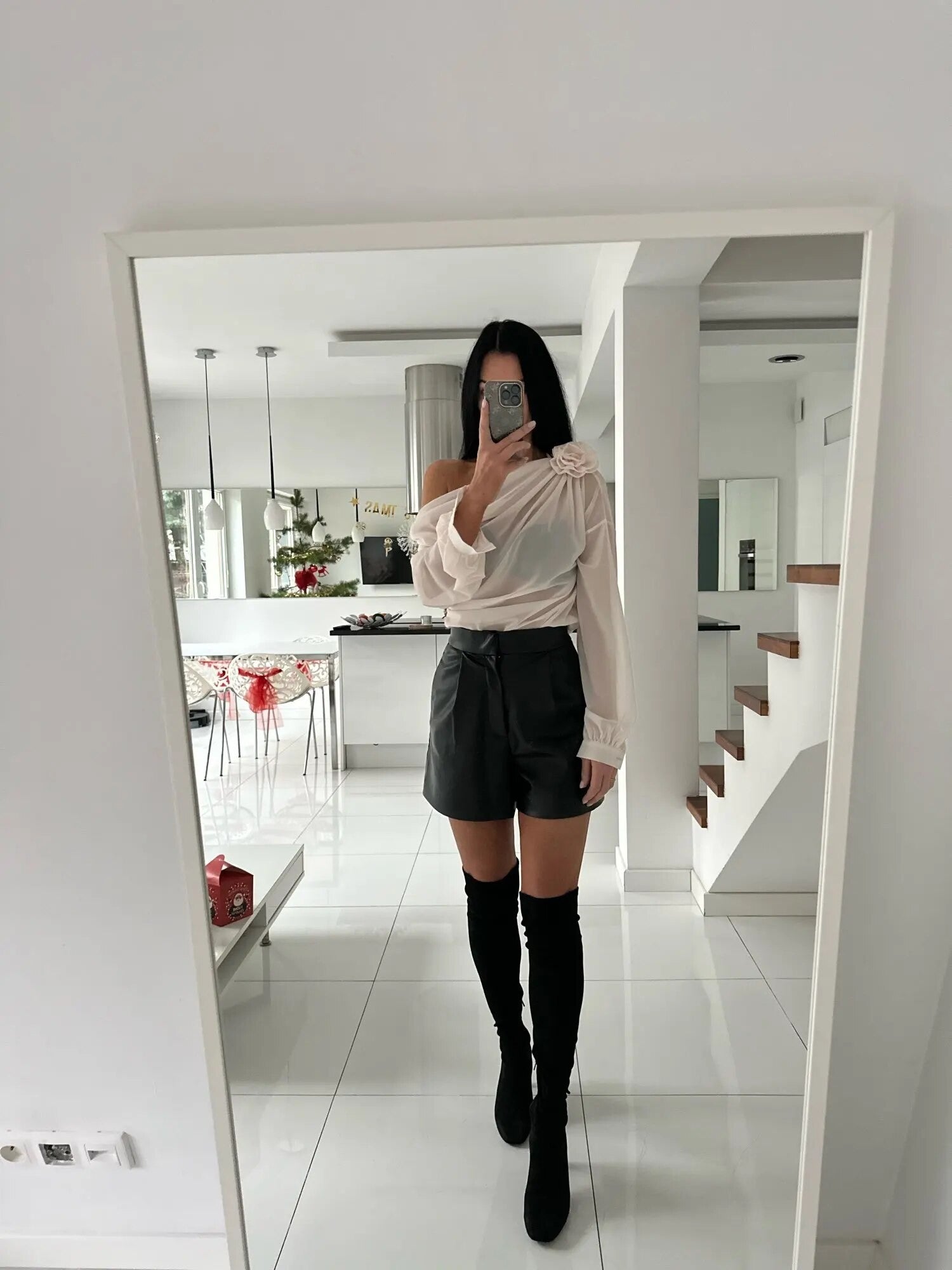 Blusa softflowers monospalla