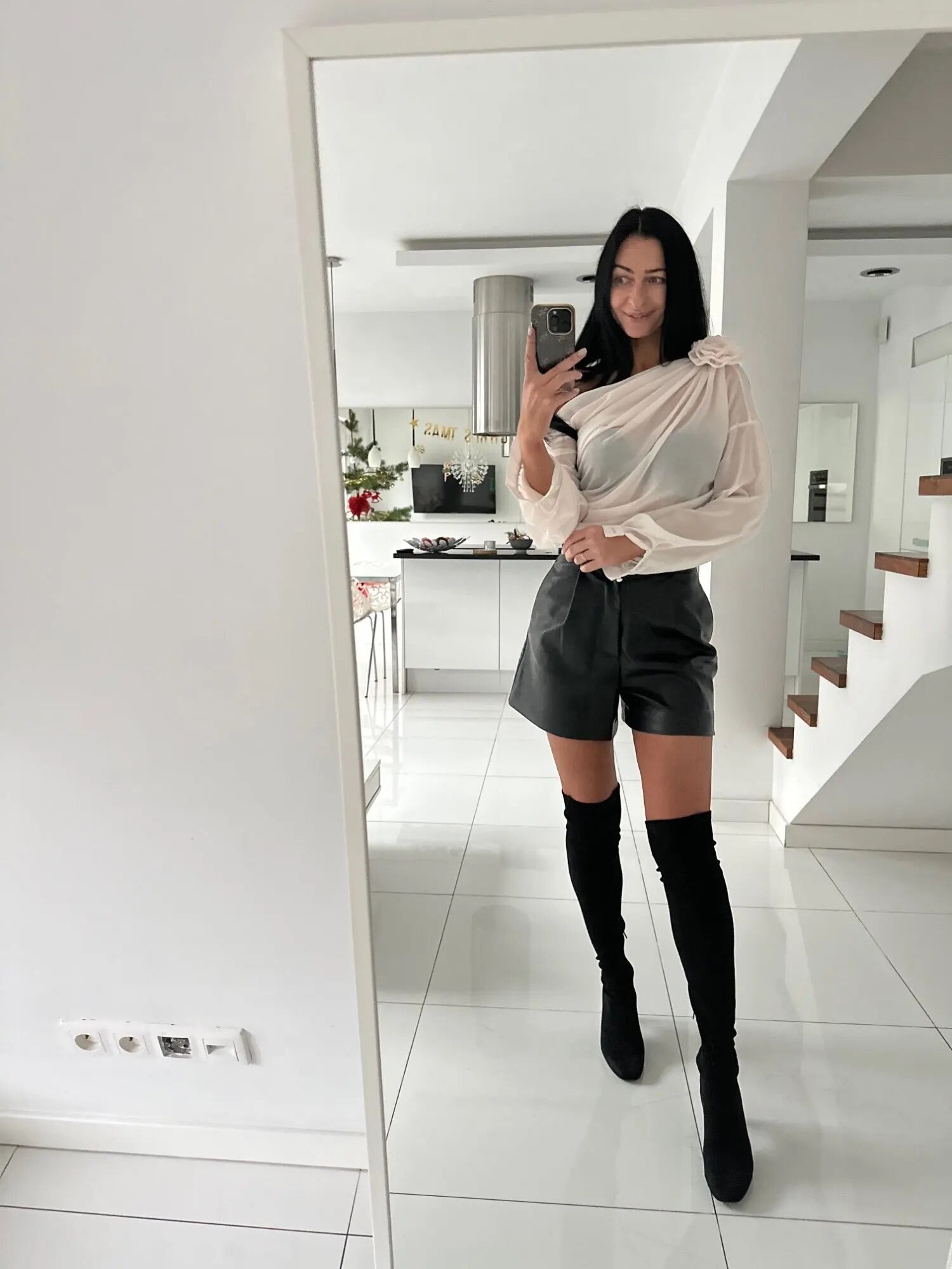 Blusa softflowers monospalla