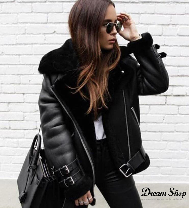 Montone ecopelle Caroline