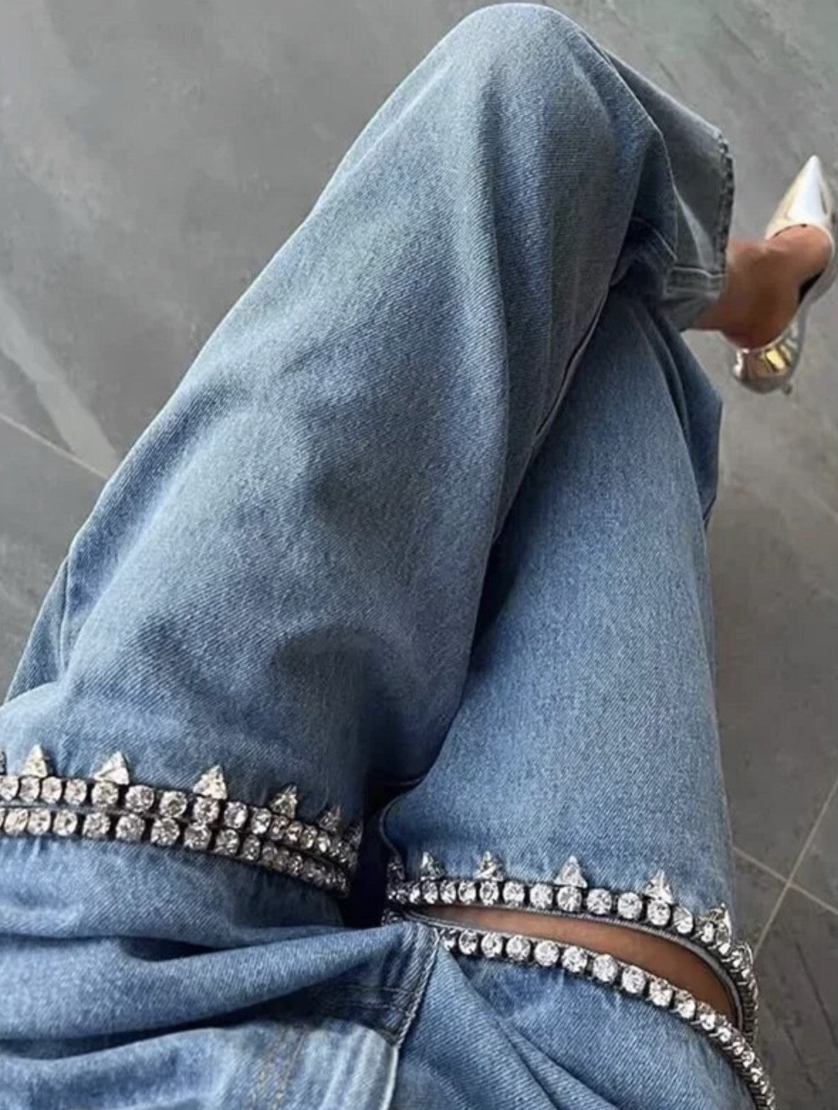 Jeans strassknees