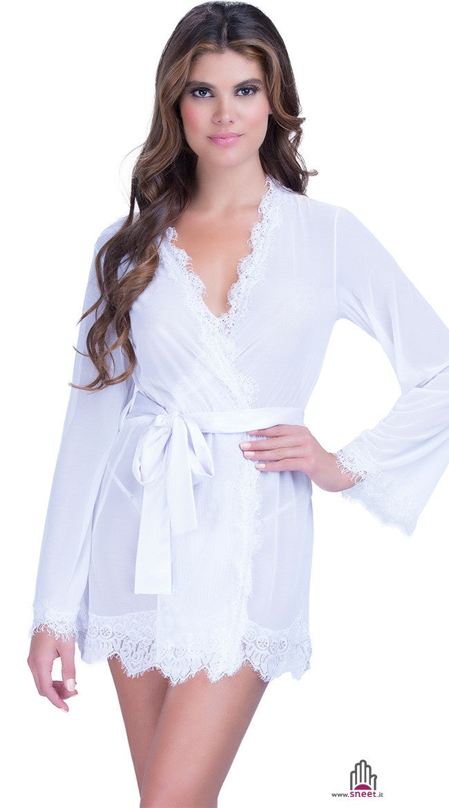 Rosina lace robe