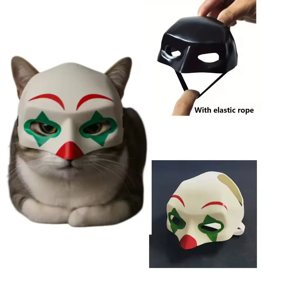 Maschera da gatto per animali Halloween 
Accessorio cosplay virale