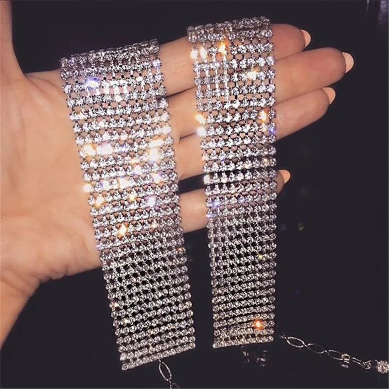 Collier choker strass Extra regolabile effetto gioiello