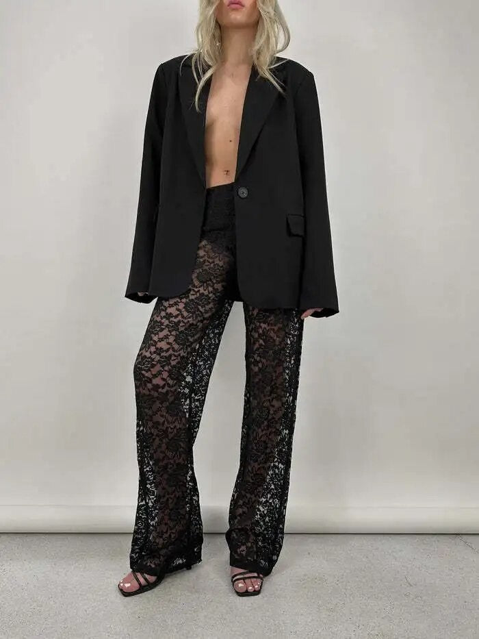 Pantaloni pizzo Dristina