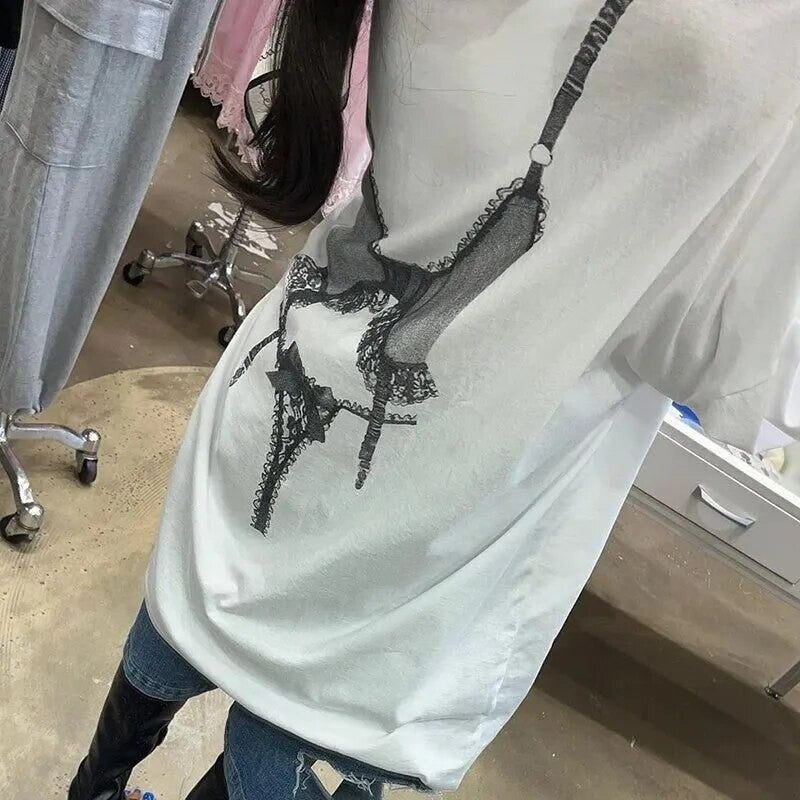 T-shirt Lingerie lace body