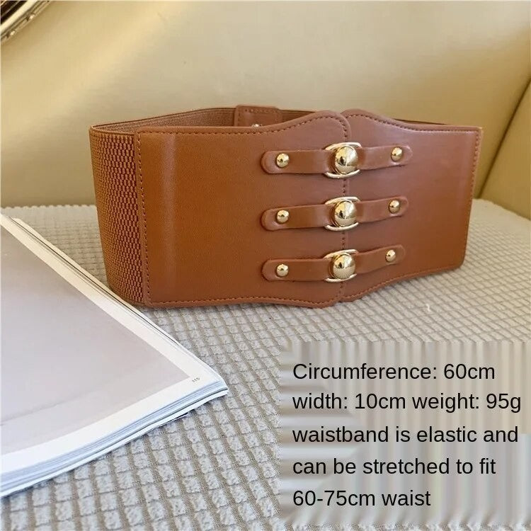 Cintura-corsetto ganci oro