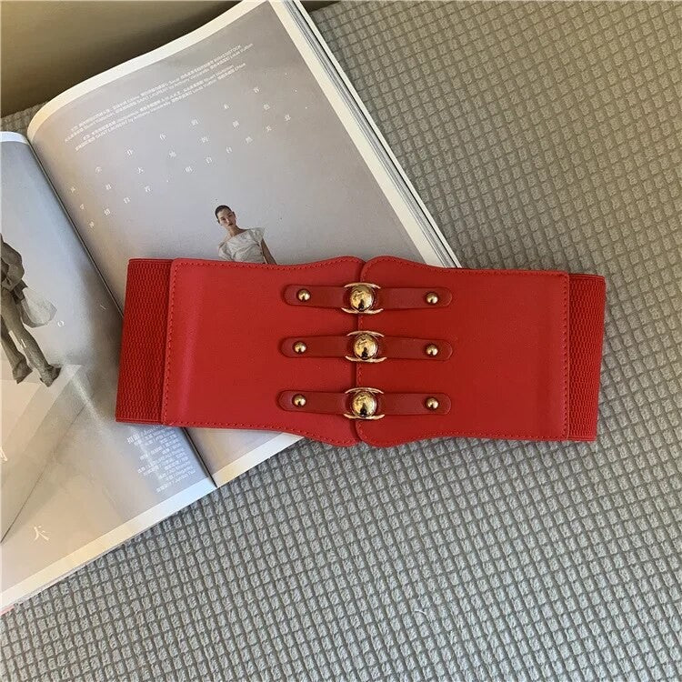 Cintura-corsetto ganci oro