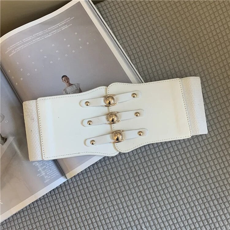 Cintura-corsetto ganci oro